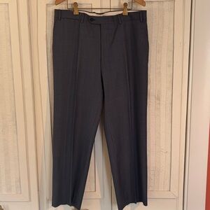 Canali dress pants, grey and blue cropped Size 36